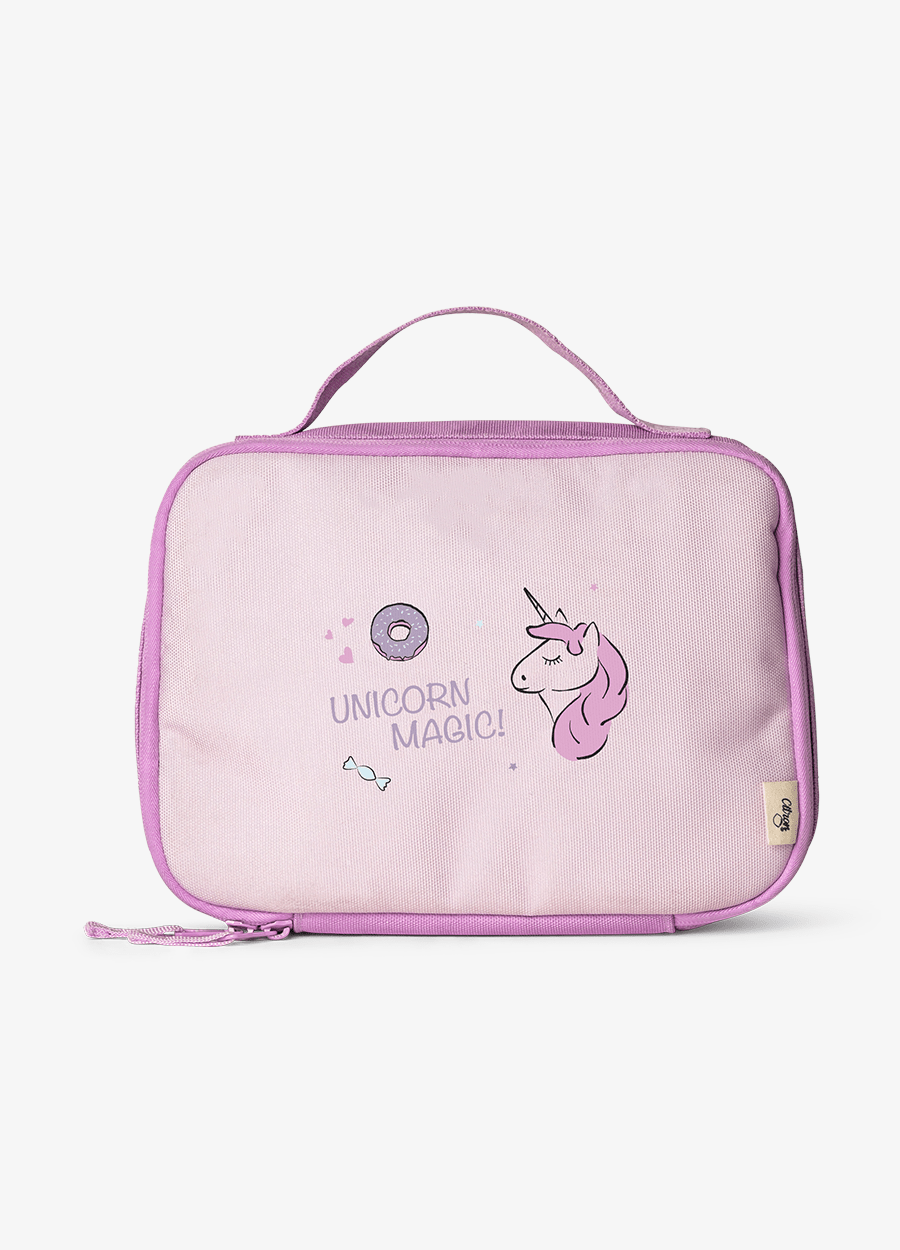 Insulated Square Lunch Bag Stormy Unicorn Citron Insulated square lunch bag stormy unicorn citron