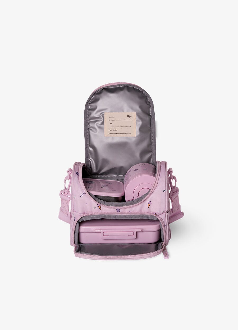 2 Compartment Insulated Lunch Bag - Stromy Unicorn
