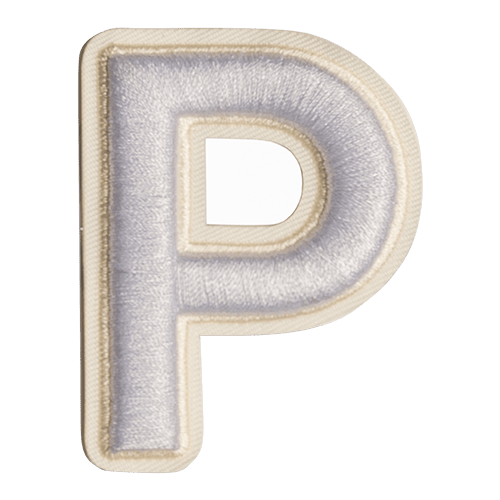 White Letter 'P'