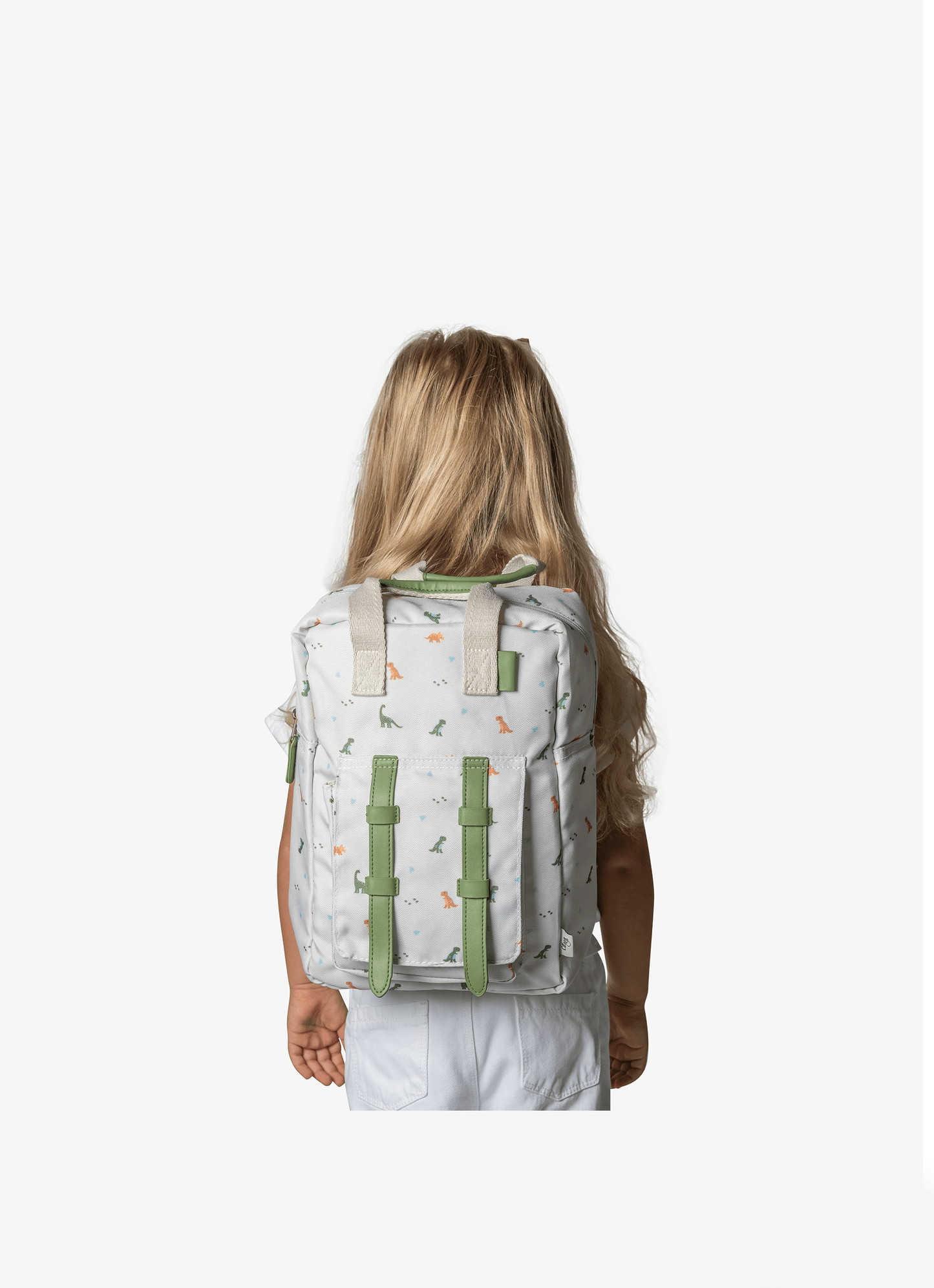 Kids Backpack - Dino Green