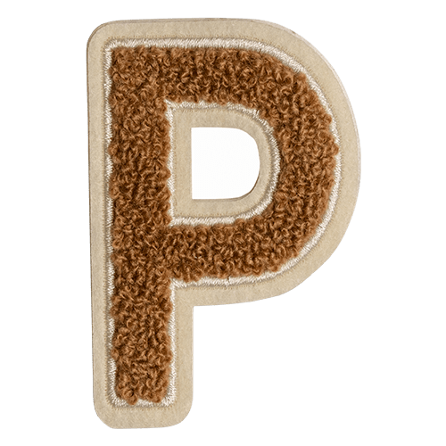 Caramel Letter 'P'