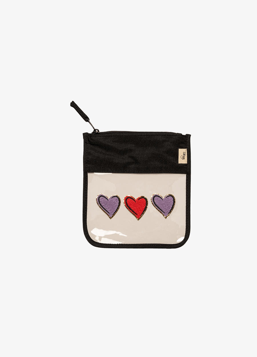 Hearts Clear Pouch - Small