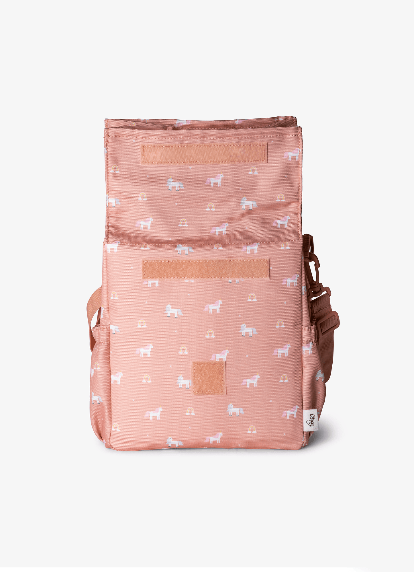 Insulated Roll-up Lunch Bag - Unicorn Blush pink