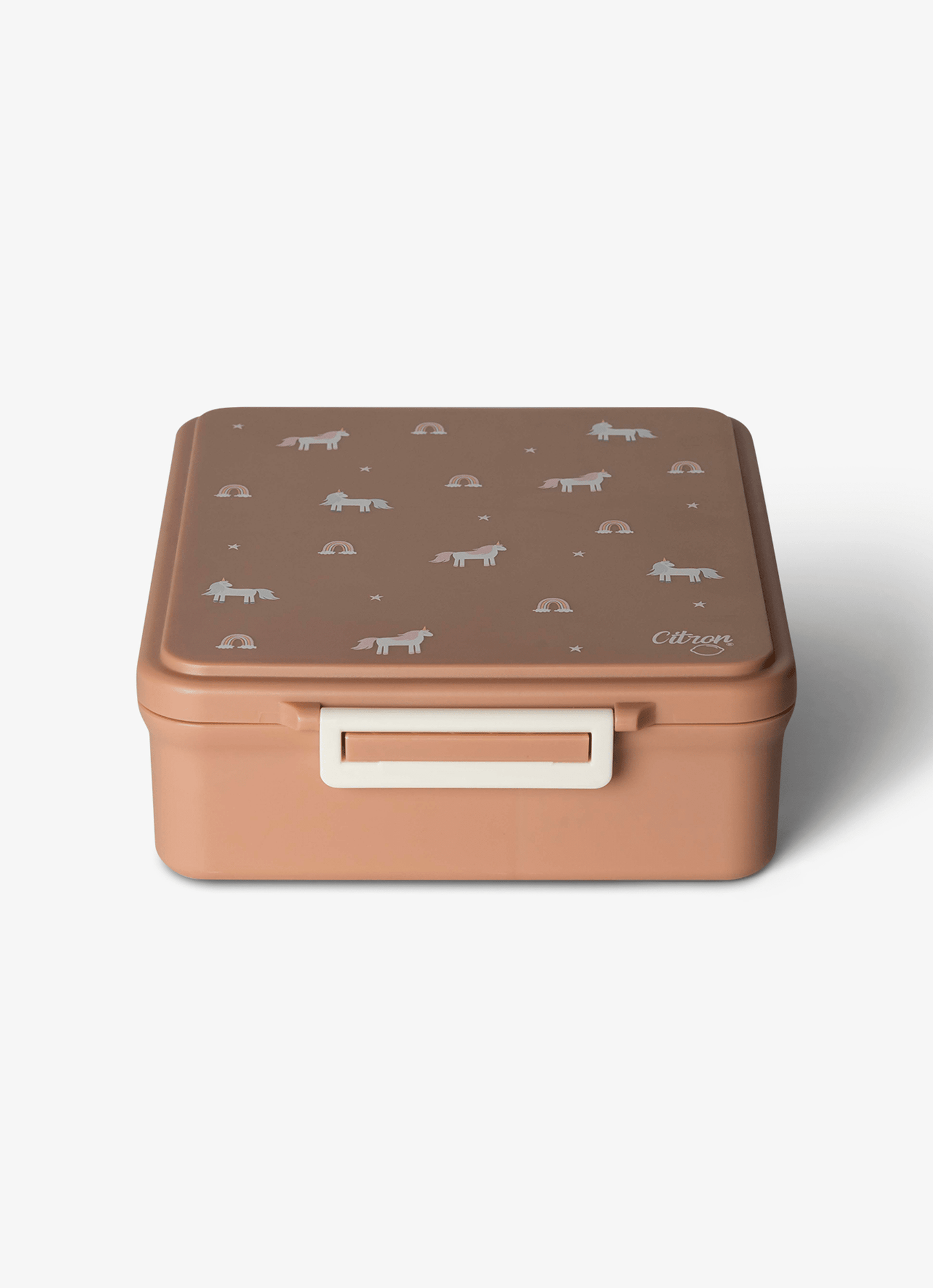 Grand Lunch Box - 4 Compartments - Unicorn Blush Pink + Food Jar