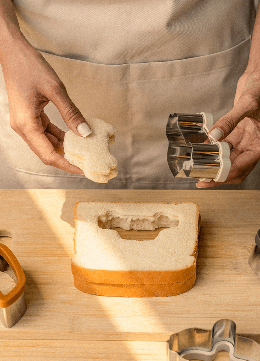 Sandwich Cutters - Set of 4 - Ballerina