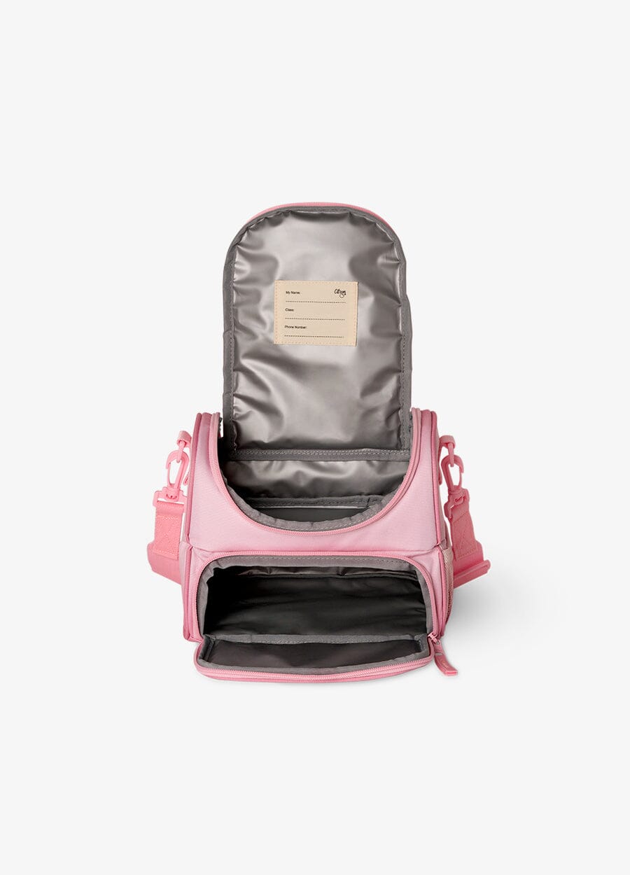 2 Compartment Insulated Lunch Bag - Pink Glow Up