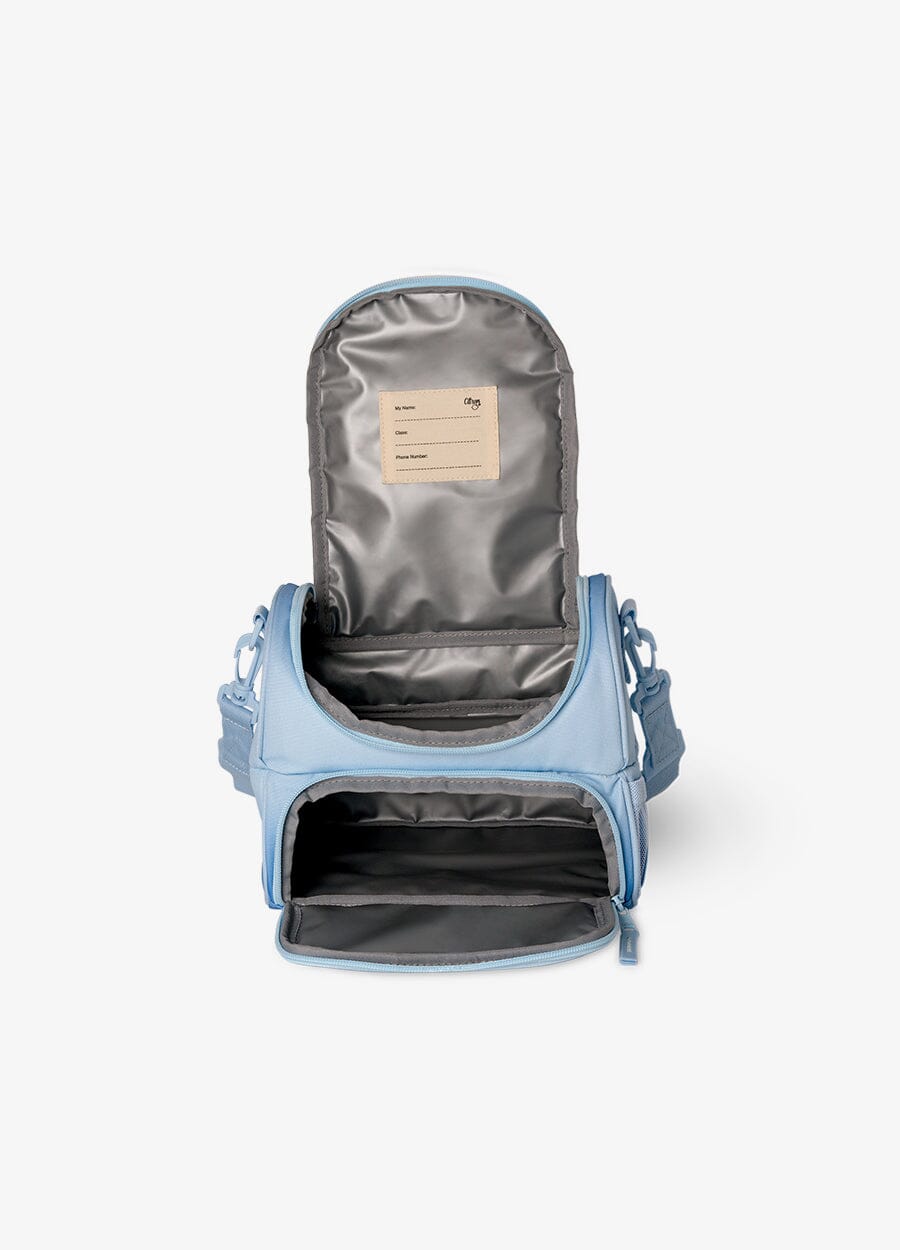 2 Compartment Insulated Lunch Bag - Blue Glow Up