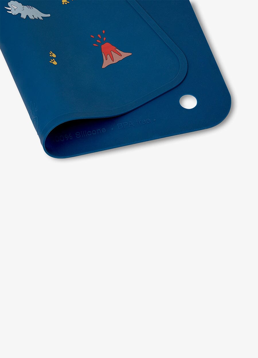 Silicone Placemats Rectangle - Dino