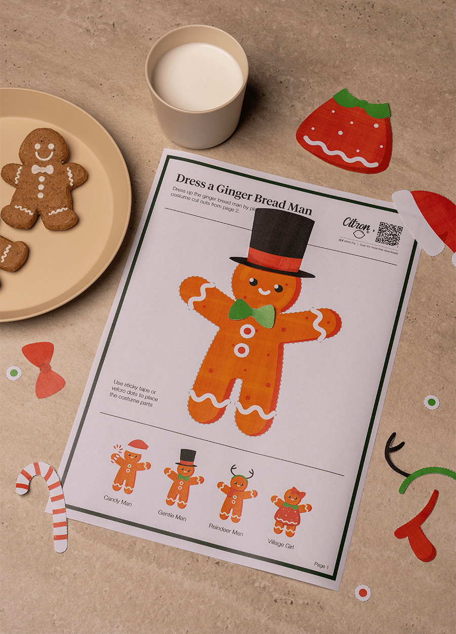 Dress a Gingerbread Man - Free Downloads