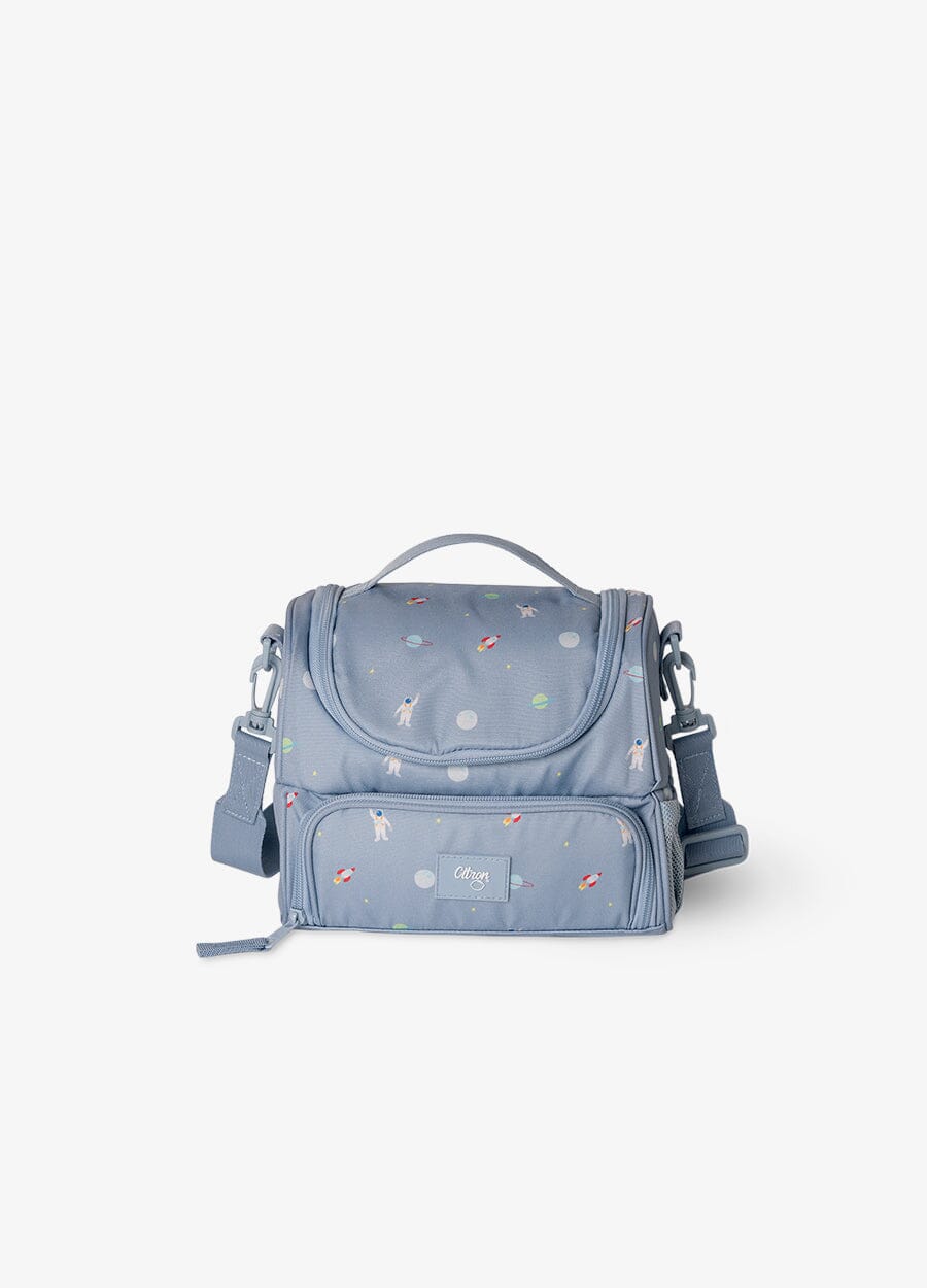 2 Compartment Insulated Lunch Bag - Spaceship