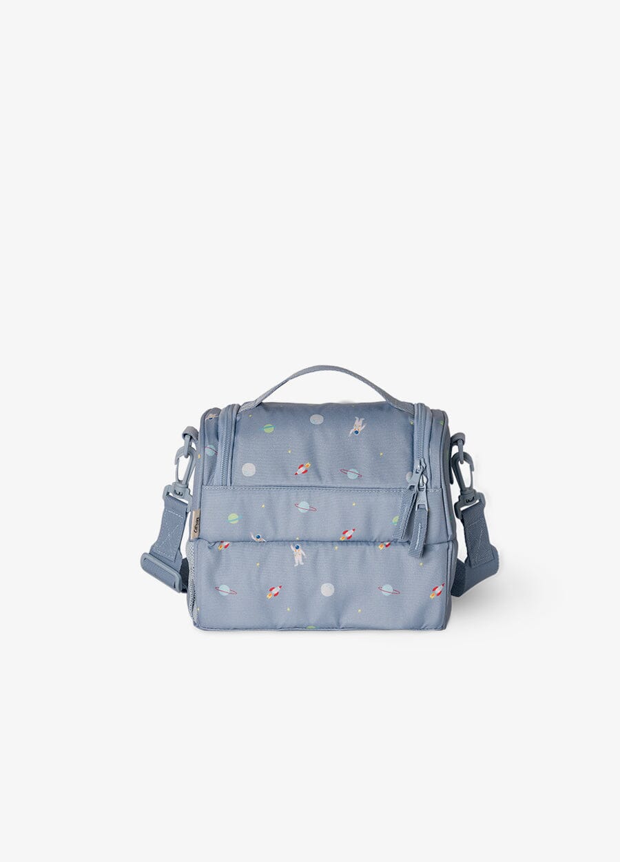 2 Compartment Insulated Lunch Bag - Spaceship
