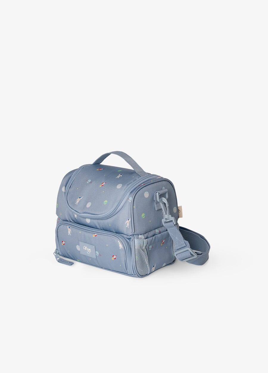 2 Compartment Insulated Lunch Bag - Spaceship