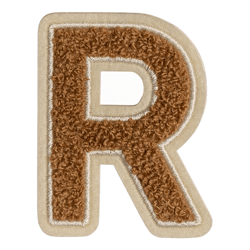 Caramel Letter 'R'