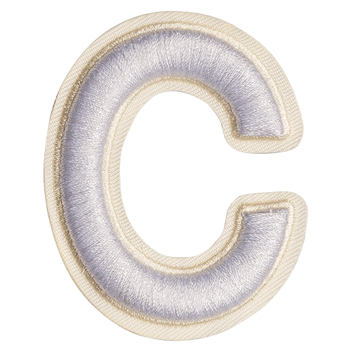 White Letter 'C'