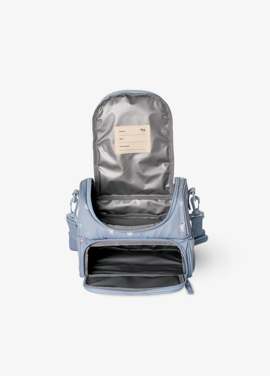 2 Compartment Insulated Lunch Bag - Spaceship