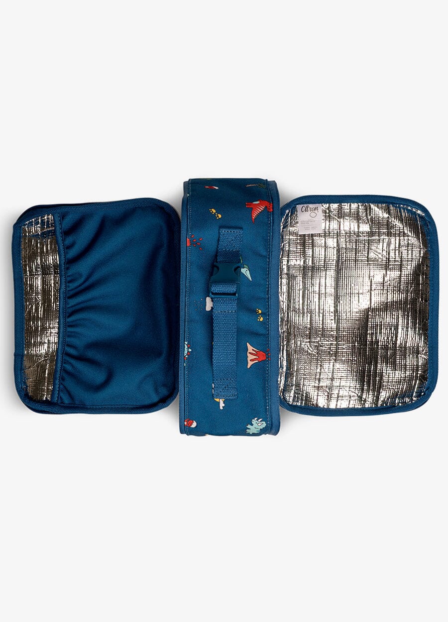 Insulated Square Lunch bag - Dino