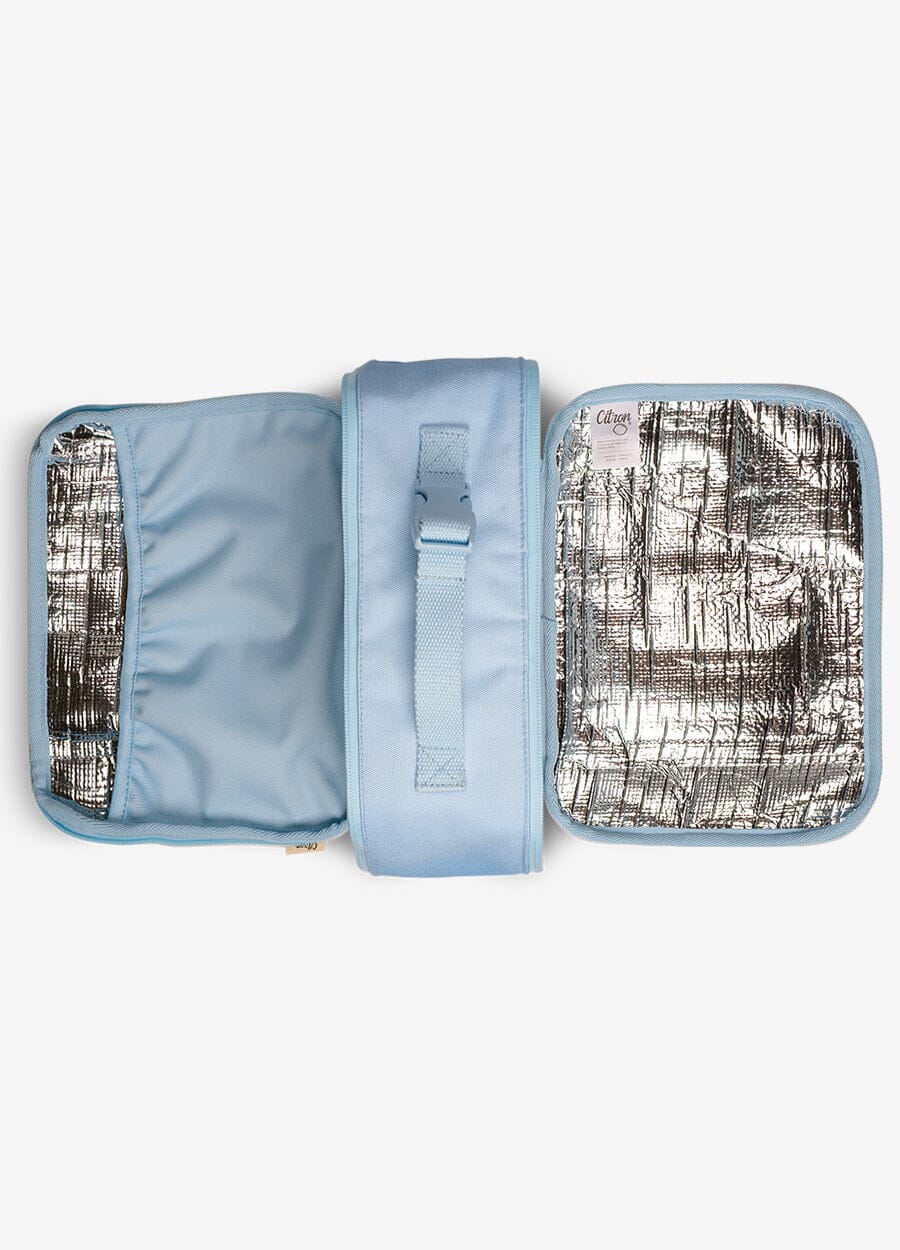 Insulated Square Lunch bag - Blue Glow Up