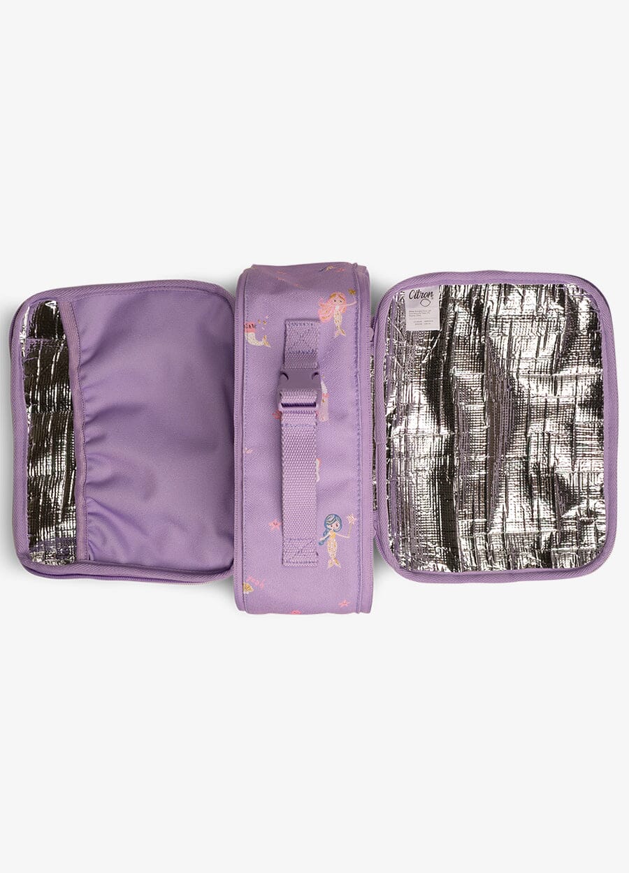 Insulated Square Lunch bag - Mermaid