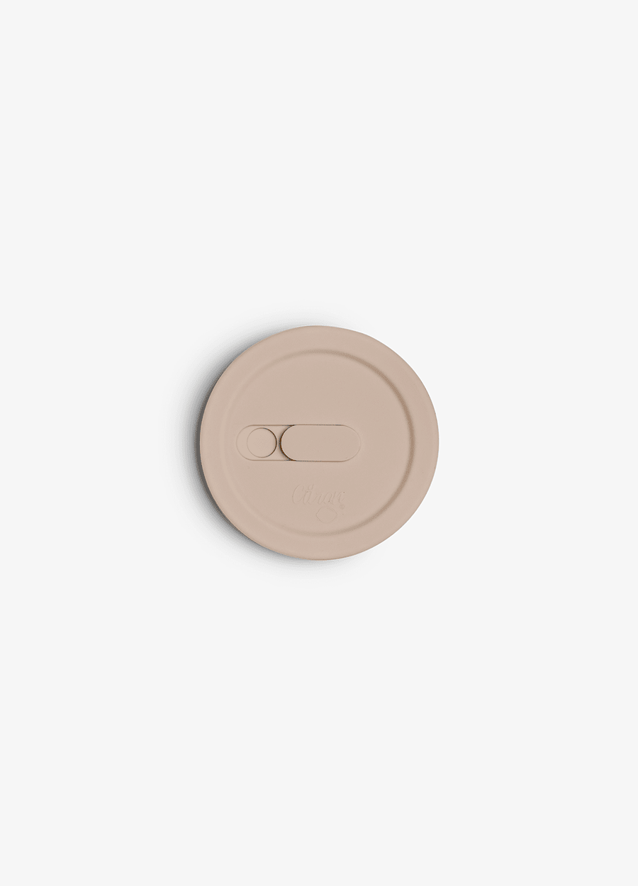 Silicone Cup Cover - Beige