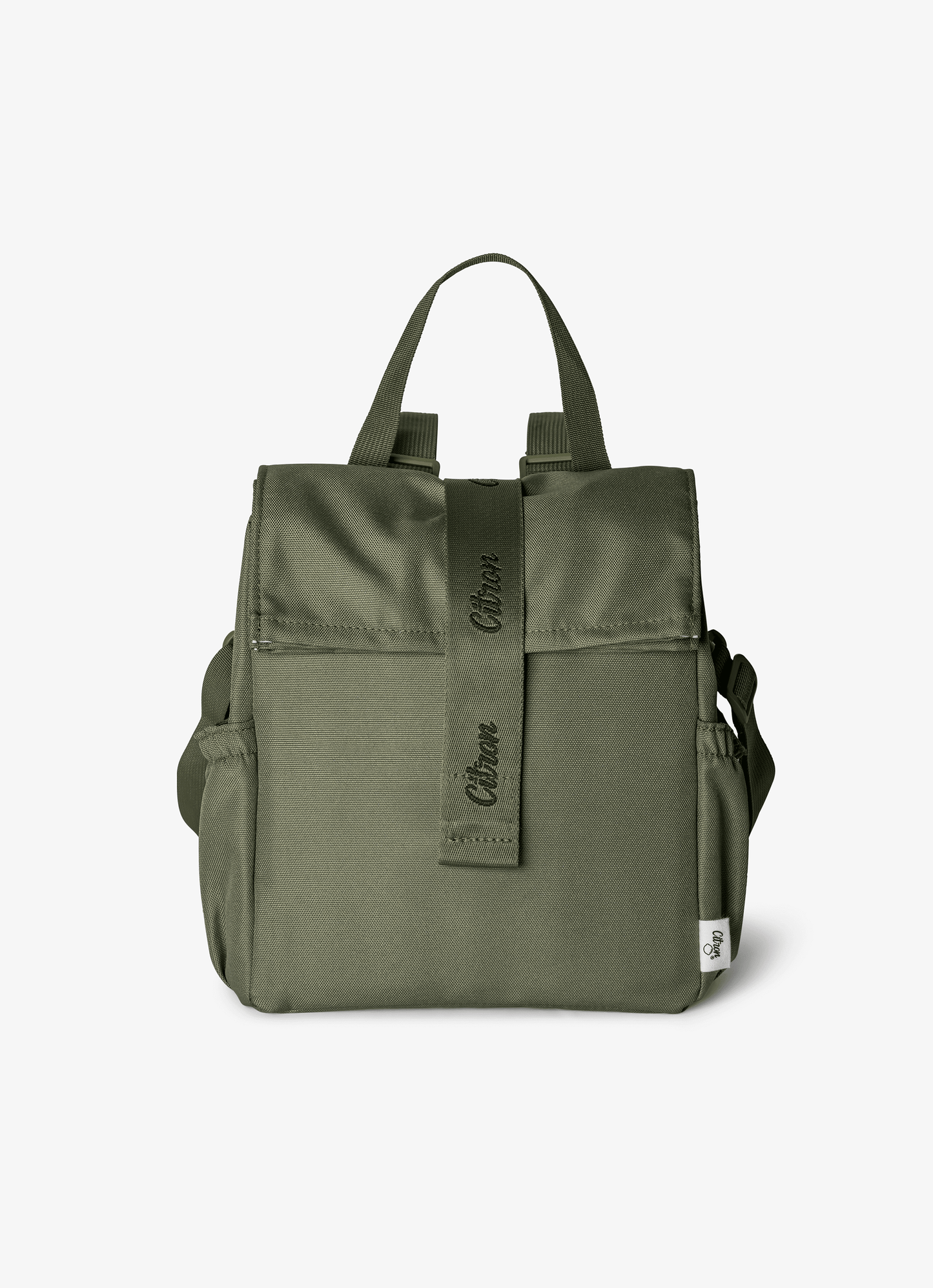 Insulated Roll-up Lunch Bag - Green