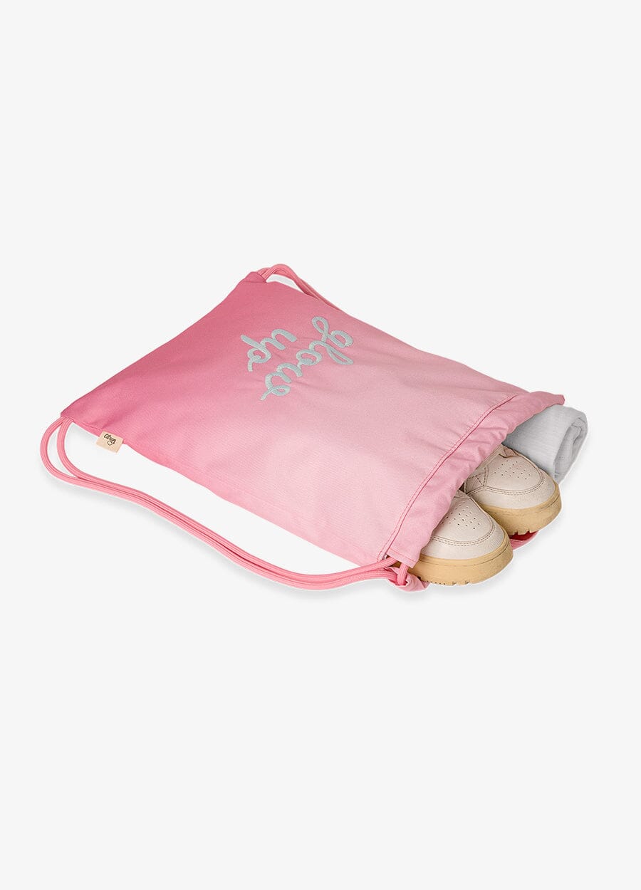 Drawstring Wet Bag - Pink Glow Up