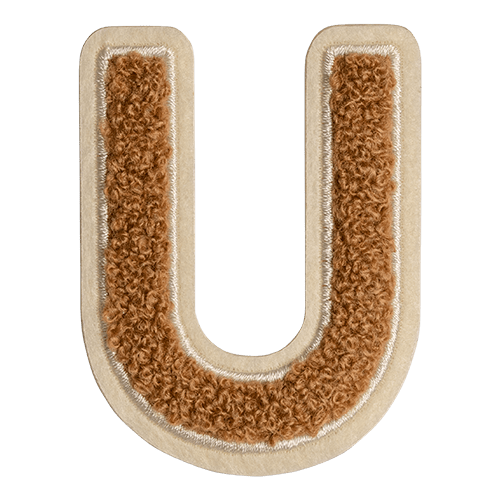 Caramel Letter 'U'