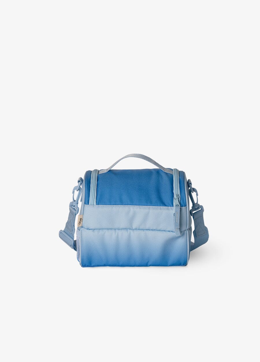 2 Compartment Insulated Lunch Bag - Blue Glow Up