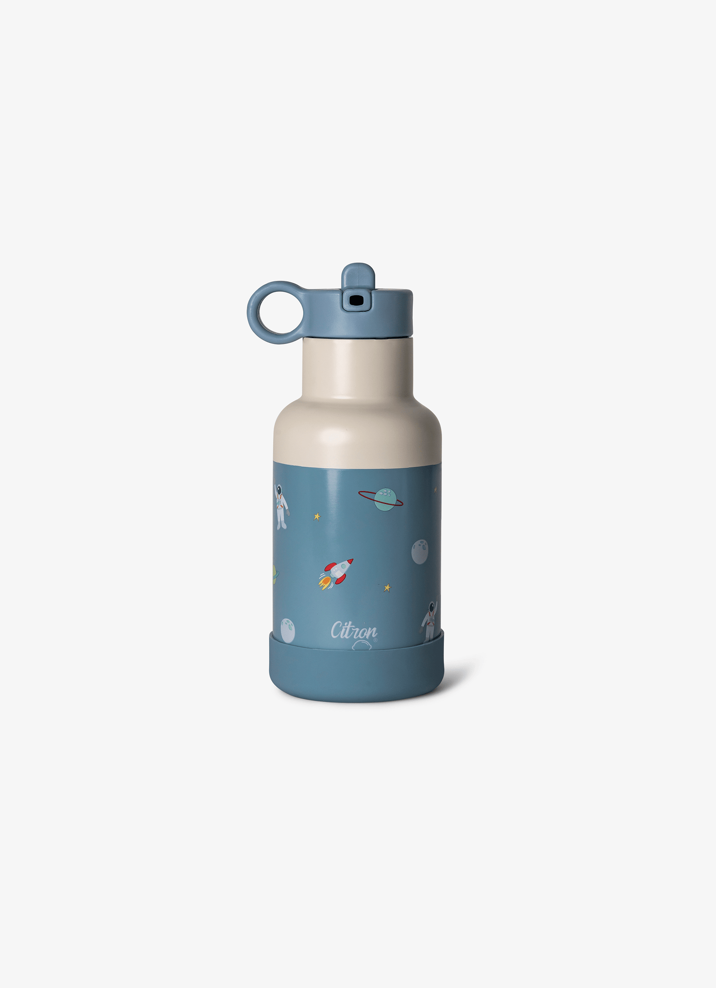 Water Bottle - 350ml - Spaceship Dusty Blue