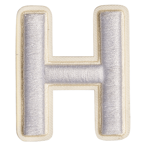 White Letter 'H'