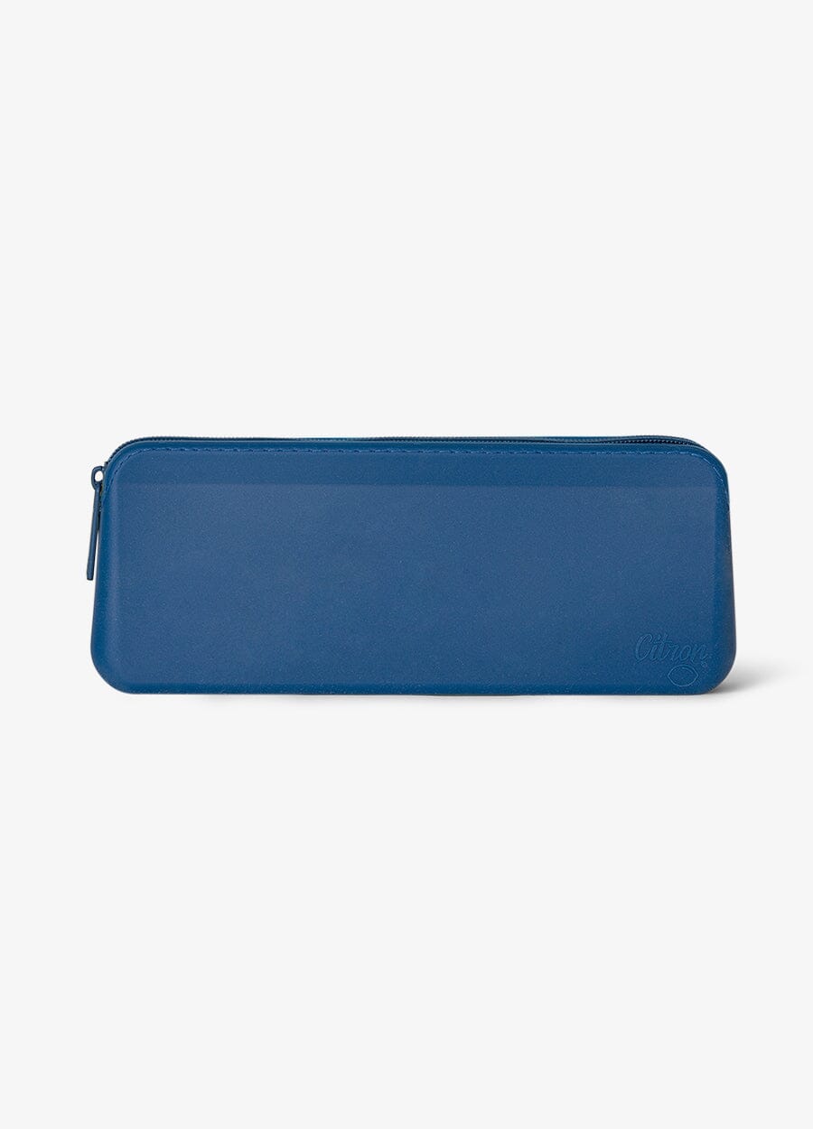 Stainless Steel Cutlery with Pouch - Blue