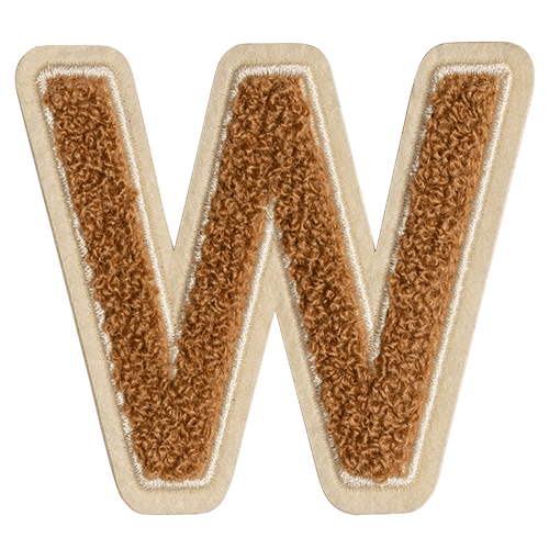 Caramel Letter 'W'