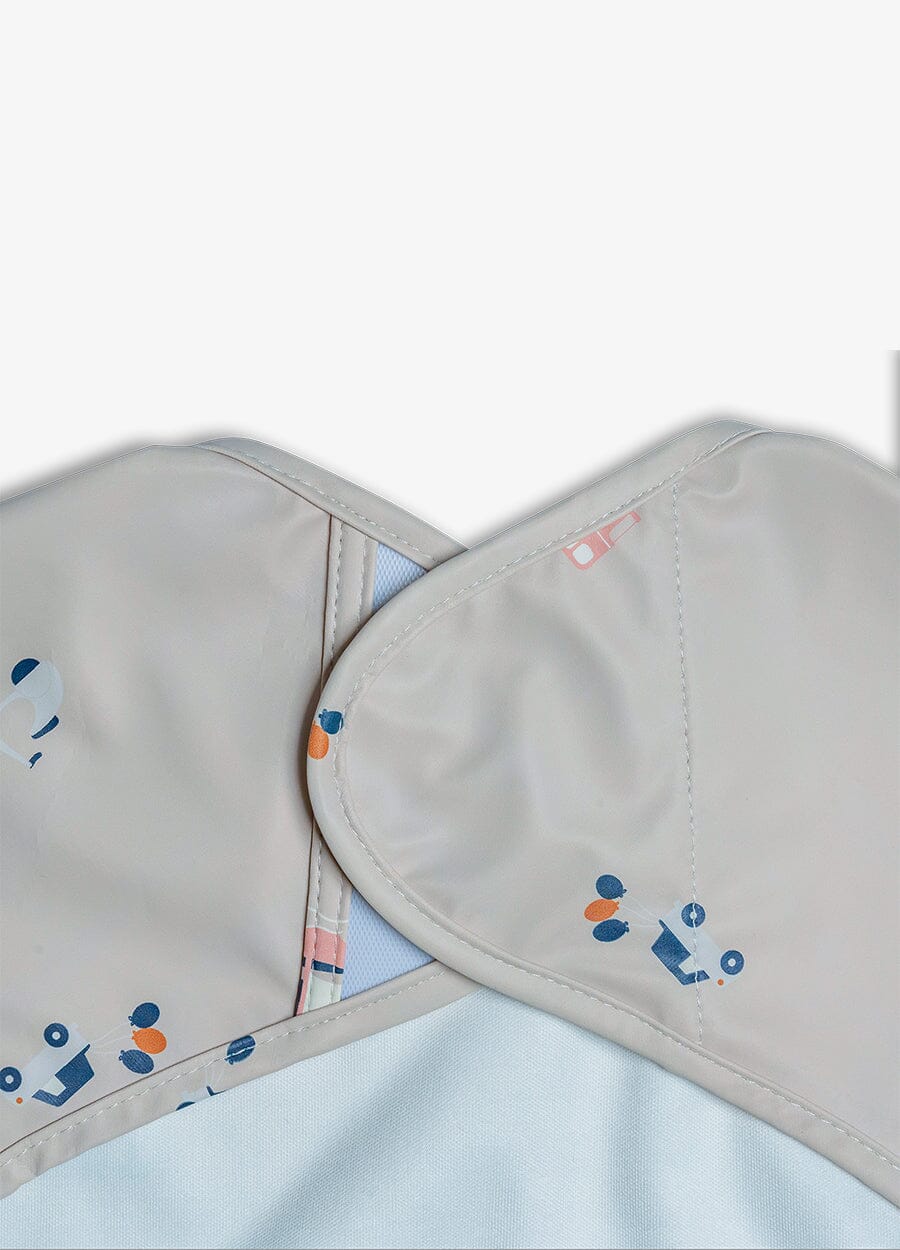 Long Sleeve Bib - Vehicles