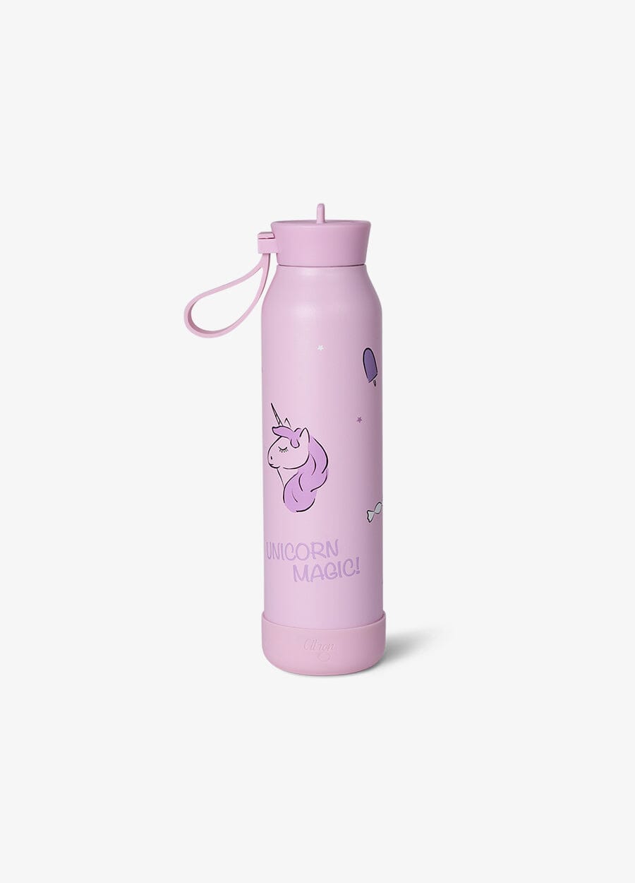 Medium water bottle - 500ml - Stormy unicorn