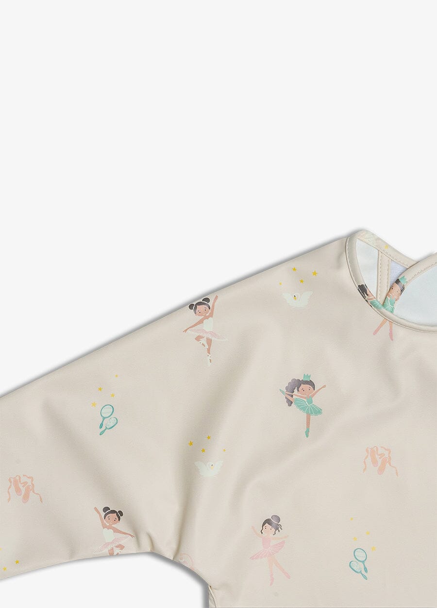 Long Sleeve Bib - Ballerina