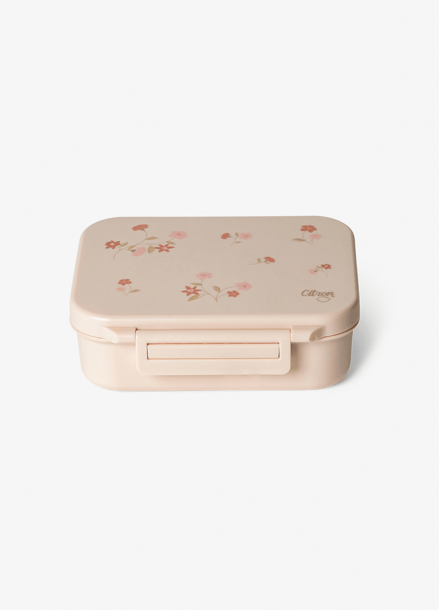 Tritan Snack Box - 3 compartment - Flowers