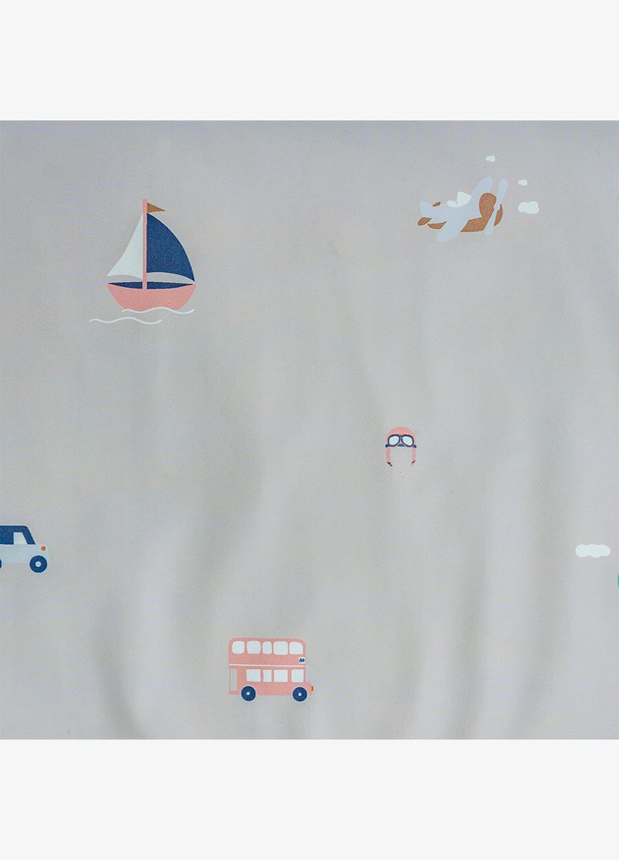 Long Sleeve Bib - Vehicles