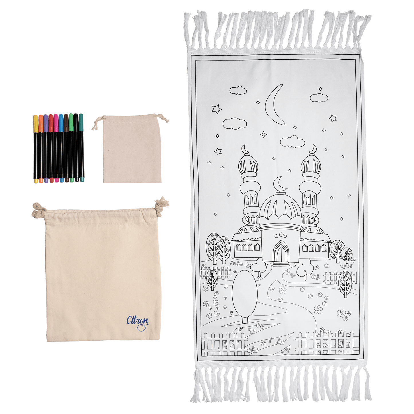 Ramadan Colouring Mat - Advanced + markers