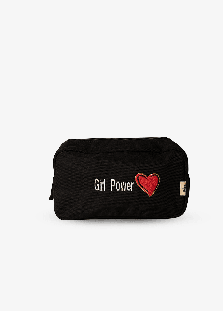 Classic Travel Pouch - Girl Power- Black