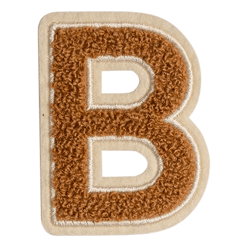 Caramel Letter 'B'