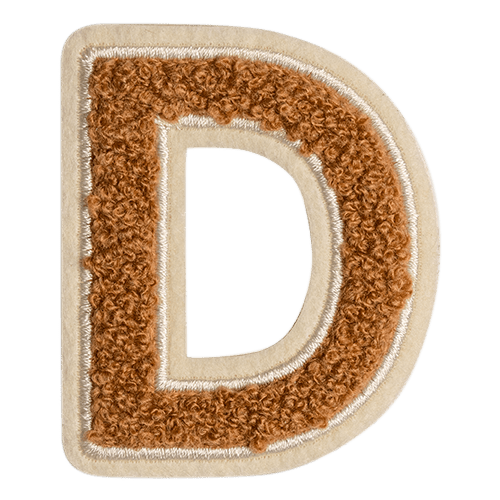 Caramel Letter 'D'