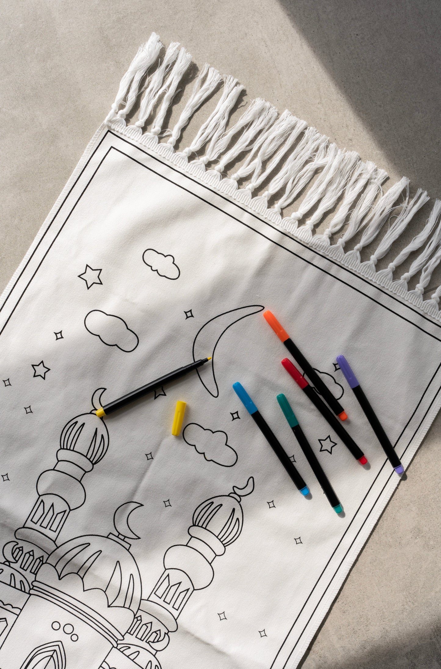 Ramadan Colouring Mat - Intermediate + Markers