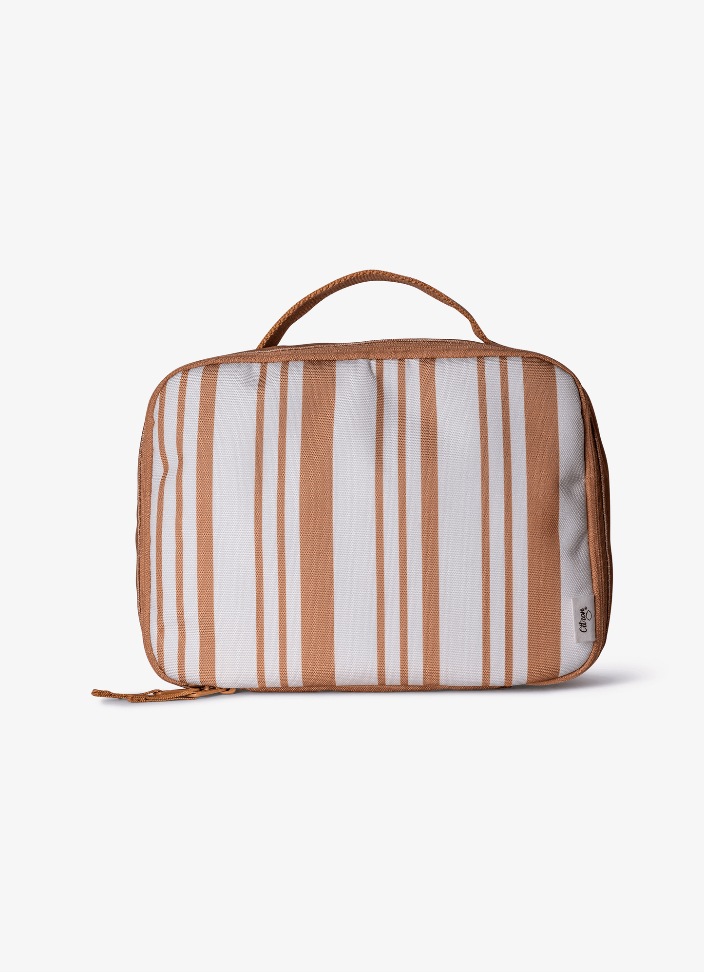 Insulated Square Lunch bag - Caramel
