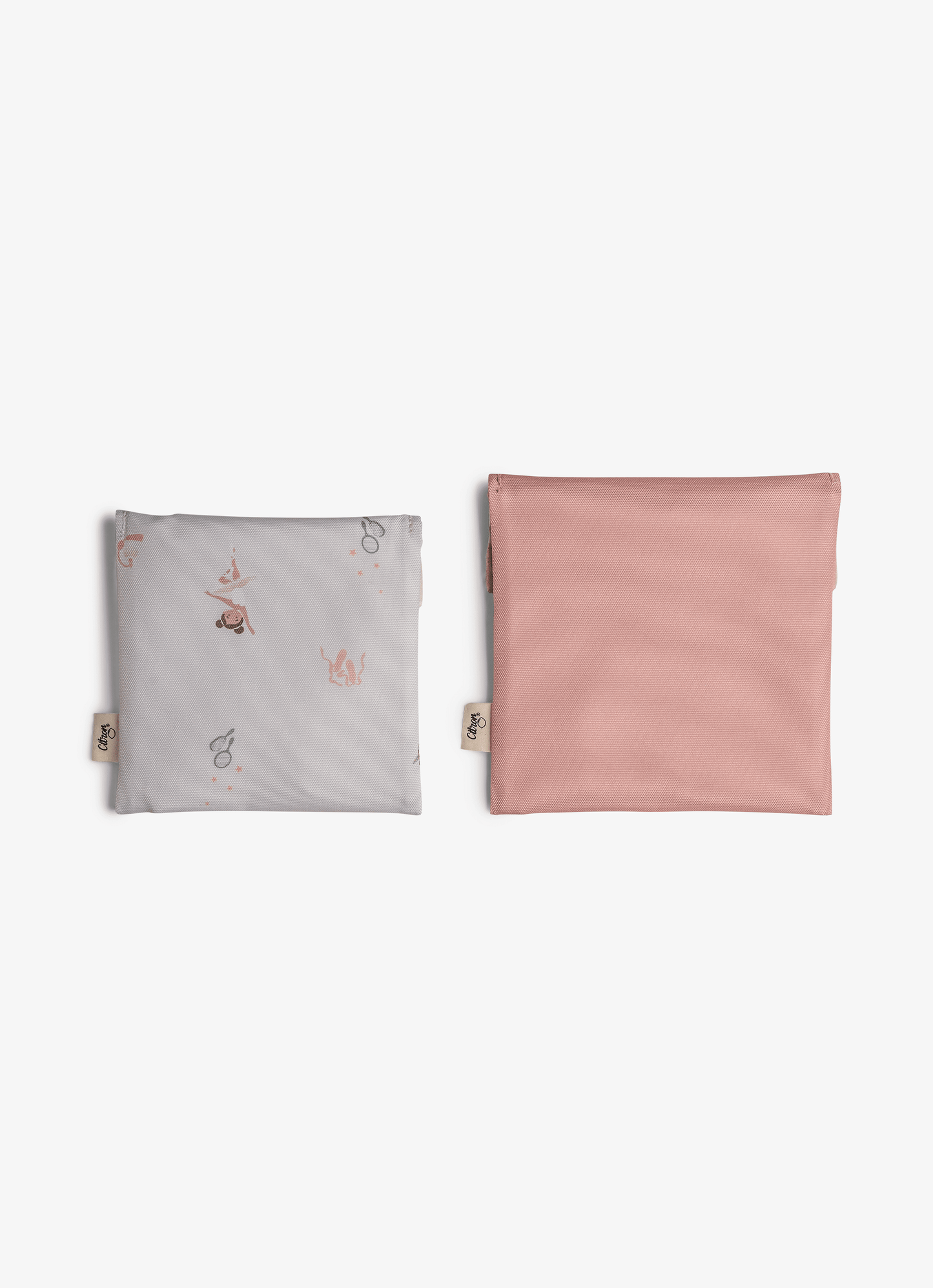 Reusable Sandwich Bag - Set of 2 - Ballerina/Blush Pink