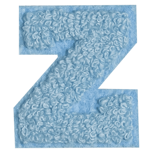 Blue Letter 'Z'