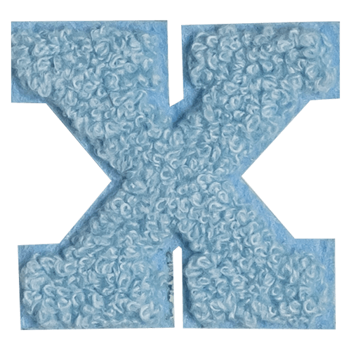 Blue Letter 'X'