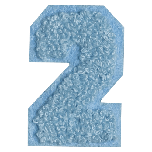 Blue Number '2' – Citron