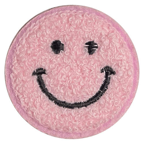 Pink Smiley Patch