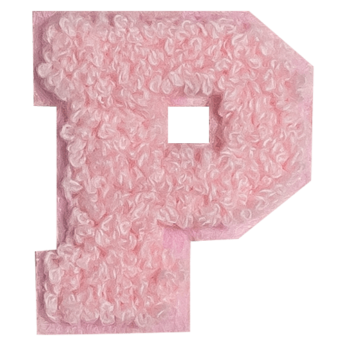 Pink Letter 'P'