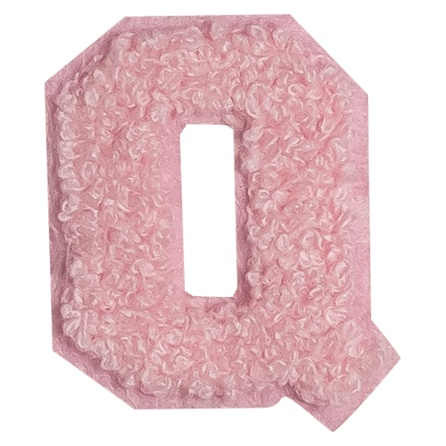 Pink Letter 'Q'