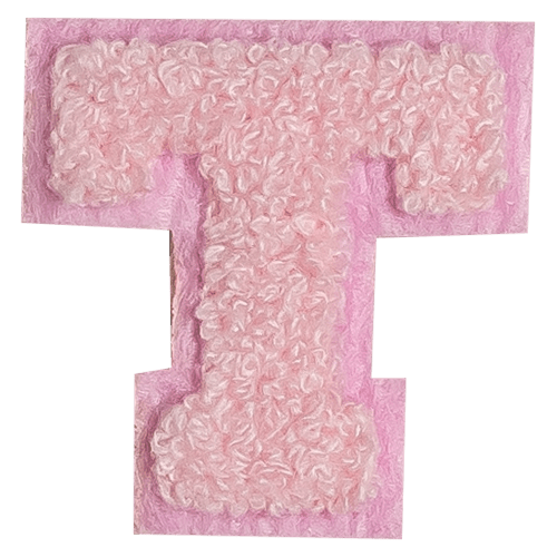 Pink Letter 'T'